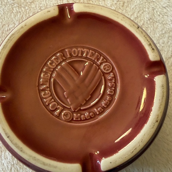 NEW! Longaberger Pottery Woven Traditions 1 Pint Ceramic Salt Crock with Lid - Picture 3 of 4